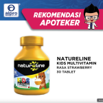 Natureline Kids Multivitamin With Minerals Rasa Strawberry 30Tab